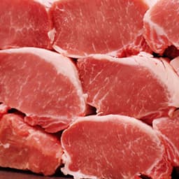 Fresh chilled beef and pork 